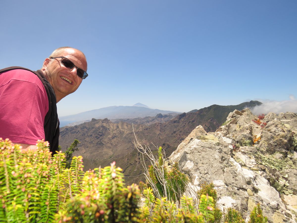 Aufatmen am Teide (ganz hinten)